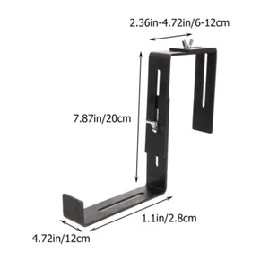 4PCS Flower Window Box Brackets Plant Wall Bracket Outdoor Plant Hanger - Picture 1 of 12