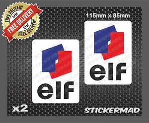 ELF Öl Aufkleber French Oil Company Fuel Decals Oldtimer V8 V6 Motorsport GT - Bild 1 von 1