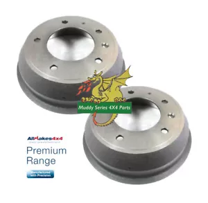 Land Rover Serie 1 2 2a 88" 14mm kleine Stehbolzen 10" Bremstrommeln Paar 591661 - Bild 1 von 2