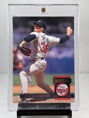 1993 Donruss Kevin Tapani #115 Minnesota Twins Baseball Card - Image 1 of 4