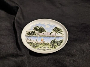 Kaiser Germany/Eva Air Hawaii Souvenir Wall Hanging Plate, 4" PRE-OWNED  - Picture 1 of 12