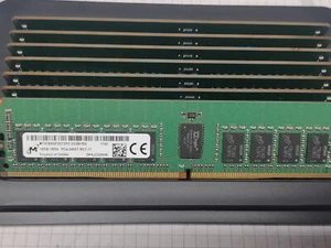Micron 16GB DDR4 Server RAM 1Rx8 PC4-2400T-RC1-11 DDR DIMM - Bild 1 von 3