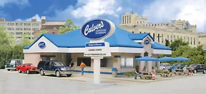 Walthers Cornerstone 933-3486 1/87 Scala HO COLVERS RISTORANTE Kit Struttura NUOVO - Foto 1 di 5