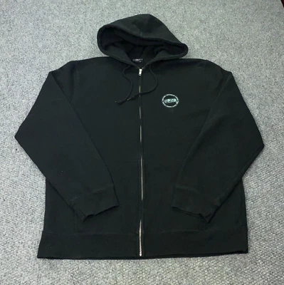 Stussy International Dot Hoodie Mens XXL Black Zip Sweatshirt - Image 1 of 4