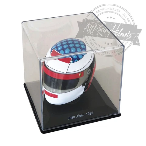 Jean Alesi 1995 Formula One Season F1 1:5 Mini Scale Replica Helmet NEW Casque Cover