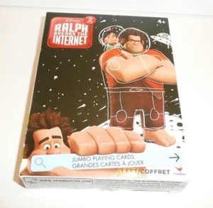 Wreck-It Ralph 2 Ralph Breaks the Internet Jumbo Deck Playing Cards Disney Movie - Picture 1 of 3