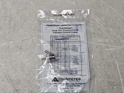 Trompeter UPL220-026 "FULL CRIMP" Connector - Image 1 of 4