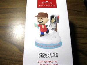 2024 Hallmark CHRISTMAS IS - #1 IN THE SERIES - THE PEANUTS GANG - CHARLIE BROWN - Picture 1 of 1