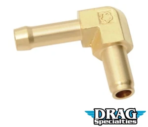 Fuel Inlet 1/4" Brass Carb Fitting Keihin Carburetor 1976-2006 Harley #27371-76A - Picture 1 of 5