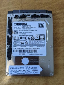 Toshiba MQ01ABF050 500GB SATA 2.5" Hard Drive - Tested - Picture 1 of 2