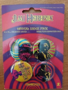 JIMI HENDRIX SPILLA SPILLE BOTTONE UFFICIALI OFFICIAL BADGE PACK BP80150 - Picture 1 of 1