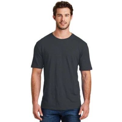 Camiseta de hombre District DM108 mezcla perfecta 60/40 algodón/poliéster suave cuello redondo Foto 1 de 4