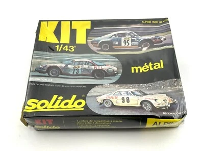 Solido 1/43 kit 181K Alpine 1600 A110 Rally NEW still sealed in box - Immagine 1 di 4