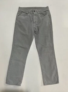 James Perse Men’s Corduroy 5 Pockets Pants Light Gray Size 30/27 - Picture 1 of 7