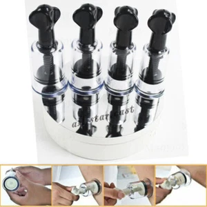 1 Pair Nipple Enlargement Sucker Suction Cupping Vacuum No Pump Body - Picture 1 of 29