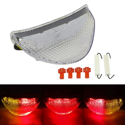 Clear E-Mark LED Integrated Blinker Taillight for HONDA CB600F Hornet 2007-2010 - Image 1 of 4