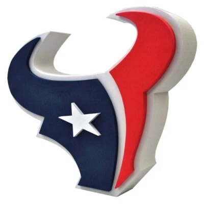 Houston Texans NFL Football Official 3D Foam Logo Wall Sign - Image 1 of 2