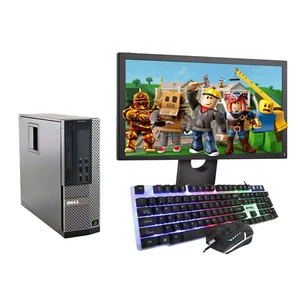 Fast Gaming PC DELL WIDESCREEN Intel Core i5 4th 8GB 500GB Windows 11 2GBGT730 - Picture 1 of 8