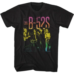 Camiseta para hombre New Wave Music Merchandising silueta de color The B-52's - Imagen 1 de 5