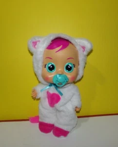 12" IMC Toys Cry Babies Doll White Pink Daisy the Kitty Cat Cries Real Tears  - Picture 1 of 4
