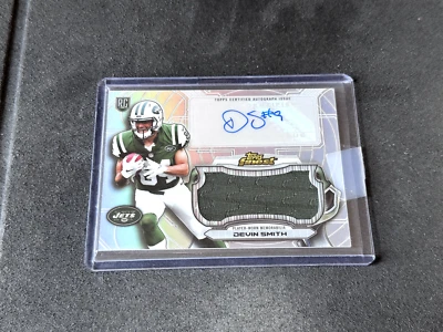 Devin Smith 2015 Topps Finest Autographed Jumbo Relic Refractor RC - Image 1 of 2