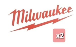 Milwaukee Tools Vinyl Decal Sticker, Toolbox,Window, Workshop, Car,Van, Bumper, - Picture 1 of 2