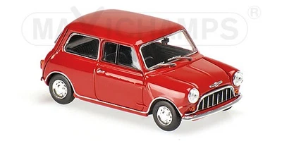 Minichamps 940138600 1/43 MORRIS MINI 850 MK I 1960 Rosso Modello Auto - Immagine 1 di 4