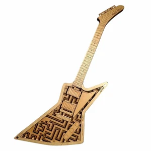 Rockstar Gitarrenlabyrinth | Holzpuzzle für Musiker - Bild 1 von 8