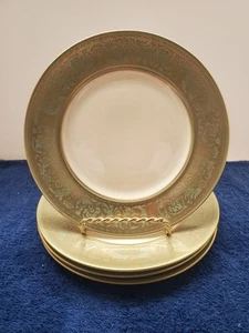 Set of 3 Franciscan Crown Renaissance Dinner Plates - Picture 1 of 2