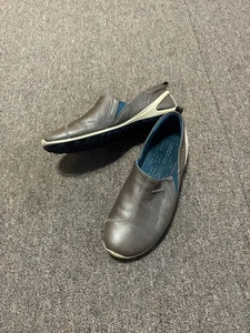 [38/7,5] Damen Ecco Biom Comfort Slipper Sneaker braun grau grün Leder - Bild 1 von 7