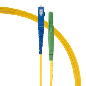 LWL Patchkabel 10m LC-APC auf SC-UPC 9/125µm Singlemode G.657A2 Glasfaser SeKi - Bild 1 von 7