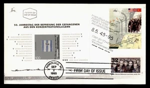 DR WHO 1995 FDC JOINT ISSUE GERMANY/ISRAEL WWII ANIV M57151 - Picture 1 of 2