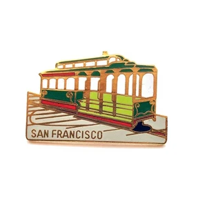 San Francisco Cable Car Pin Souvenir Travel Vintage California Trolley Railway - Picture 1 of 3