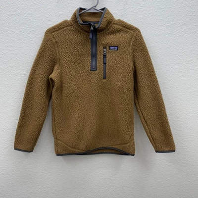 Patagonia Retro Pile 1/4 Zip Pullover Fleece Sweatshirt 65420 Boys Large 12 - Image 1 of 4