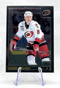 Sandis Ozolinsh 2000-01 Topps Chrome #155 Carolina Hurricanes - Picture 1 of 3