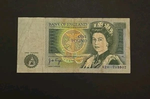 1 POUND BANK OF ENGLAND BANCONOTA 1 STERLINA INGHILTERRA GRAN BRETAGNA A2P3 - Foto 1 di 8