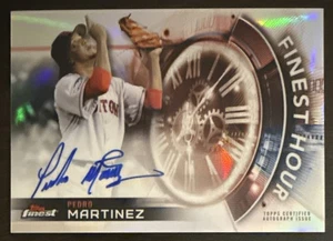 Pedro MARTÍNEZ🔥2018 Topps Finest Hour Silver Refractor AUTO #FHA-PM Red Sox💥 - Imagen 1 de 2