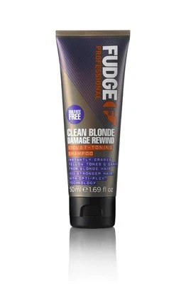 Fudge Professional Purple Toning Shampoo Clean Blonde Damage Rewind Shampoo For
