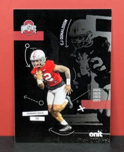 2025 ONIT CJ Donaldson Silhouette Base Ohio State Buckeyes SIL-2 OSU NM - Picture 1 of 2