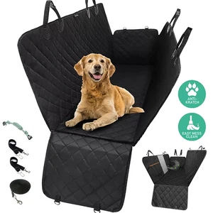 Wasserdichte Autositzabdeckung für Hunde Rutschfest Rücksitz Reisen Hängematte - Bild 1 von 8