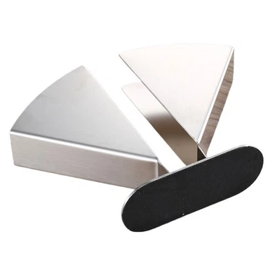  1pc Desktop tovagliolo stand Settore supporto a forma di acciaio inossidabile - Immagine 1 di 4