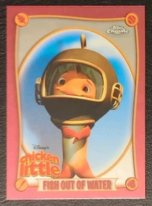 2025 Topps Chrome Disney Fish Out Of Water Chicken Little 20th Anni Insert #CL-4 - Picture 1 of 2