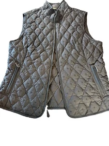 Eddie Bauer Women’s Goose Down Quilted Vest Size M With Pockets - Picture 1 of 5