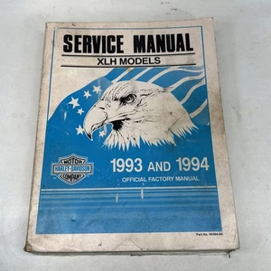 Harley-Davidson Official Factory 1993-1994 Sportster XLH Service Manual 99484-94 - Bild 1 von 7