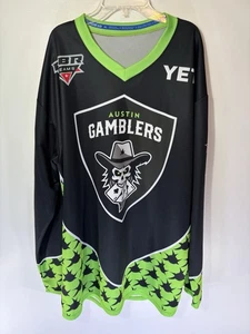 Camiseta deportiva profesional para hombre Austin Gamblers 22 PBR Arena Wear Bull Riders talla XL - Imagen 1 de 11