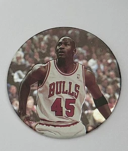 Michael Jordan 1995 Upper Deck Milk Cap Pog #S37 Foil Chicago Bulls Basketball - Picture 1 of 8