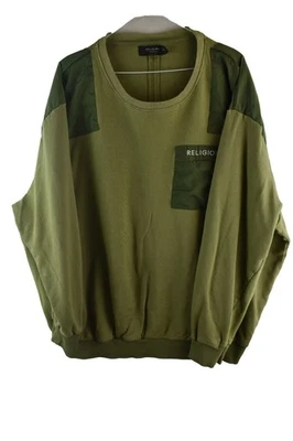 RELIGION Green Sweatshirt size 3XL Mens Crewneck Pullover Jumper Casual Outdoors - Image 1 of 4