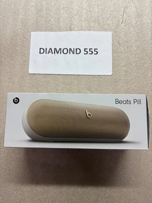 Altavoz portátil inalámbrico Bluetooth Beats Pill champán dorado sellado | 7130 Foto 1 de 2