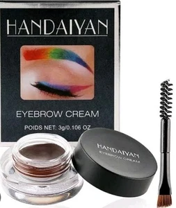 Handaiyan Eyebrow Cream & Liner W Brush - Brown NIB - Picture 1 of 5