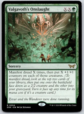 Valgavoth's Onslaught - Duskmourn: House of Horror DSK - MTG - NM Magic - 204 R - Image 1 of 2